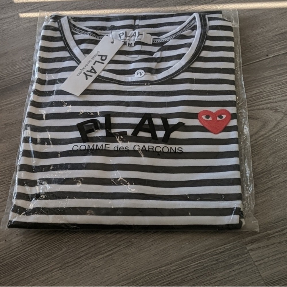 Comme des garçons striped longsleeve